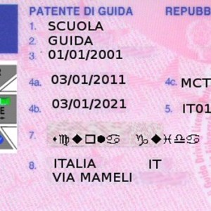 Patente-di-guida-card